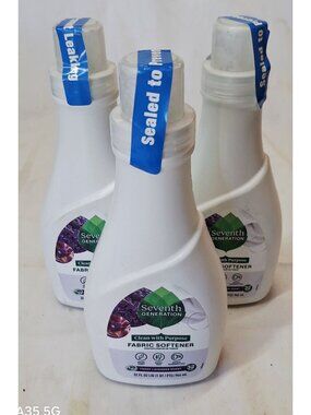 Seventh Generation Fabric Softener Fresh Lavender Scent 32 Oz Bottles Lot Of 3